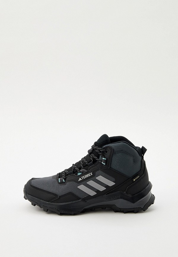 Ботинки трекинговые adidas серого цвета