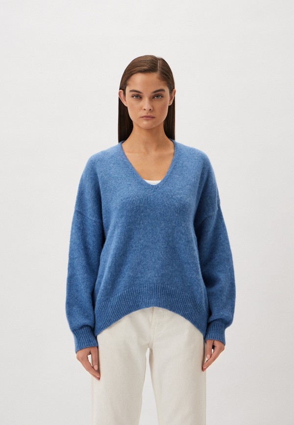 Пуловер Boss синего цвета