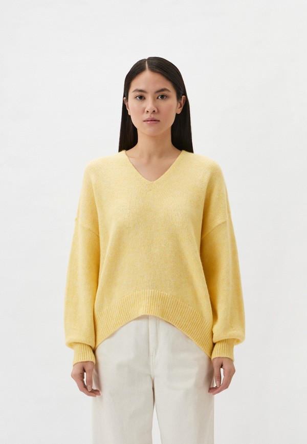 Пуловер Boss желтого цвета