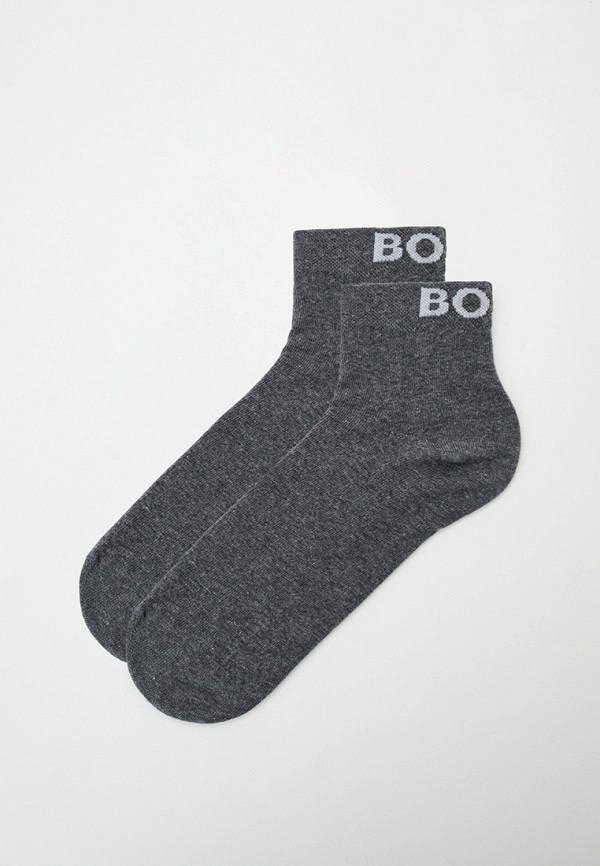 

Носки 2 пары Boss, Серый, 2P SH Logo CC W