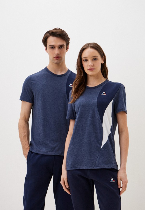 Футболка Le Coq Sportif синего цвета