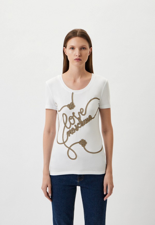 

Футболка Love Moschino, Белый