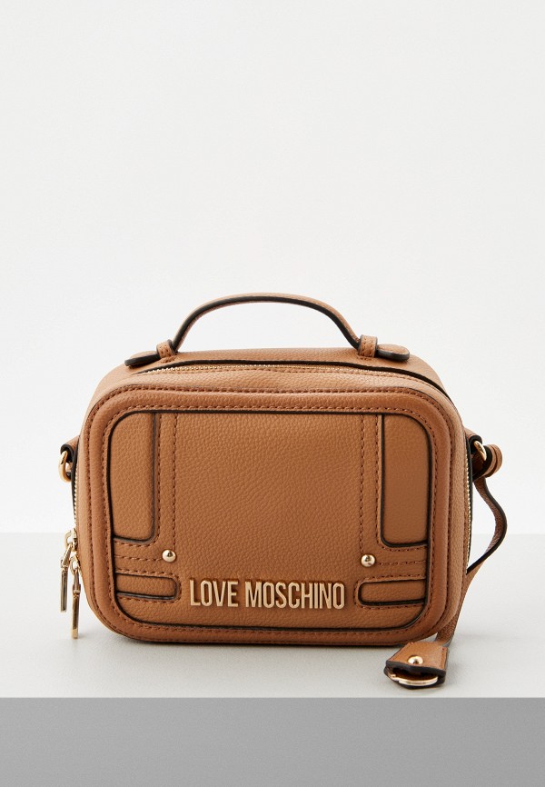 

Сумка и брелок Love Moschino, Коричневый