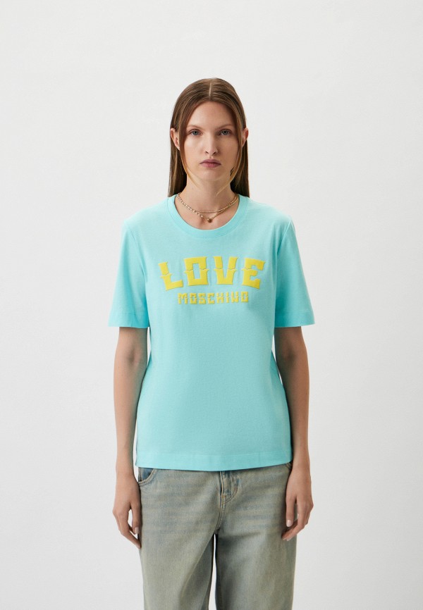 

Футболка Love Moschino, Голубой