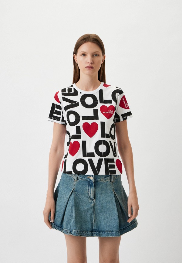 

Футболка Love Moschino, Белый