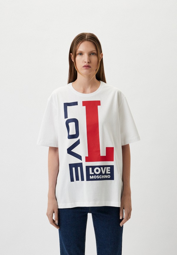 

Футболка Love Moschino, Белый