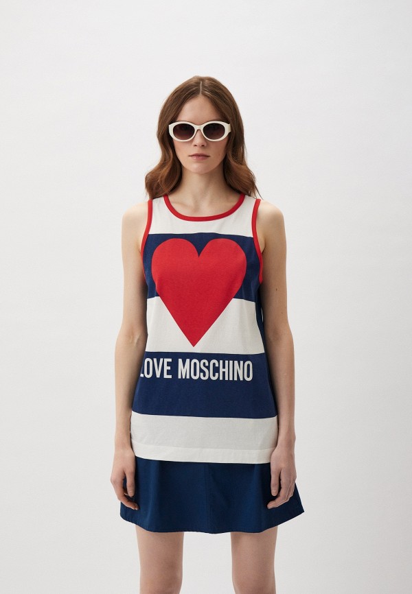 

Майка Love Moschino, Разноцветный
