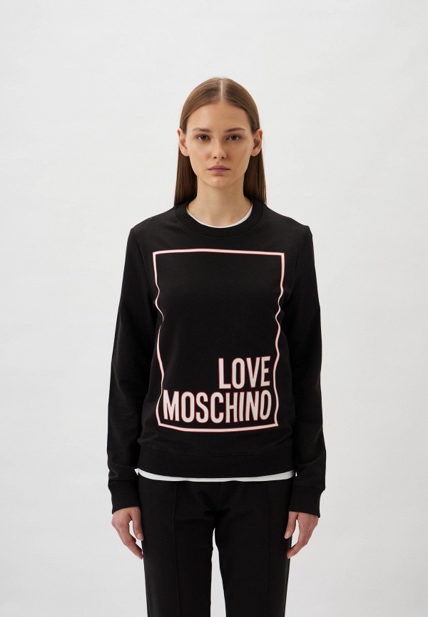 Свитшот Love Moschino черного цвета