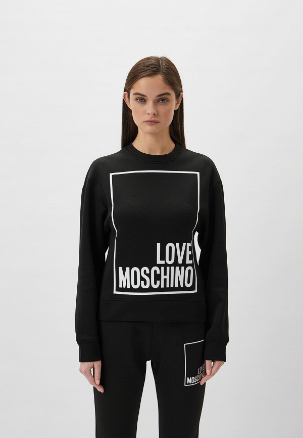 Свитшот Love Moschino черного цвета