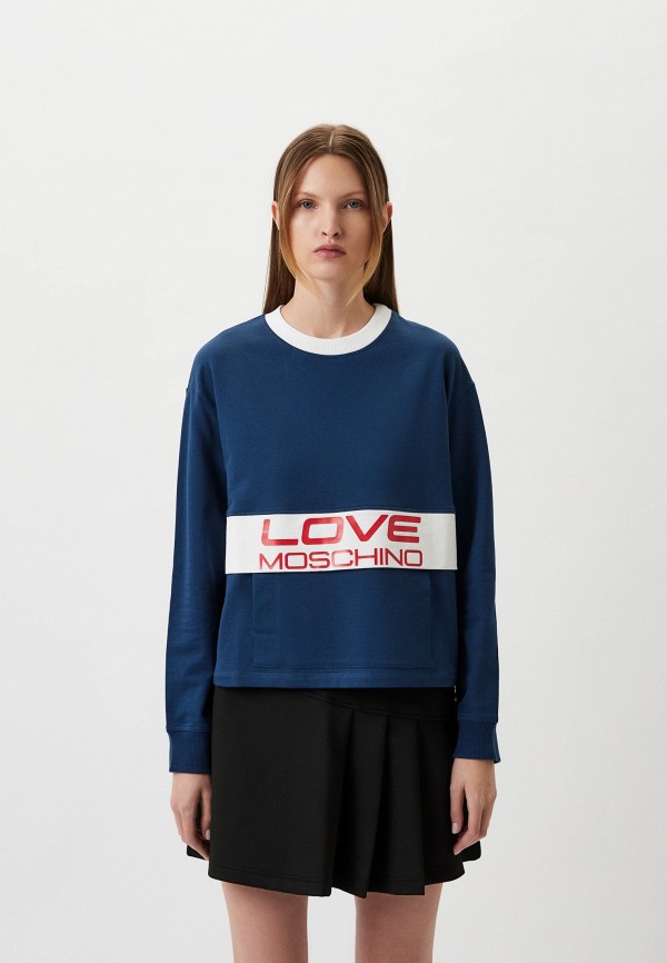 

Свитшот Love Moschino, Синий