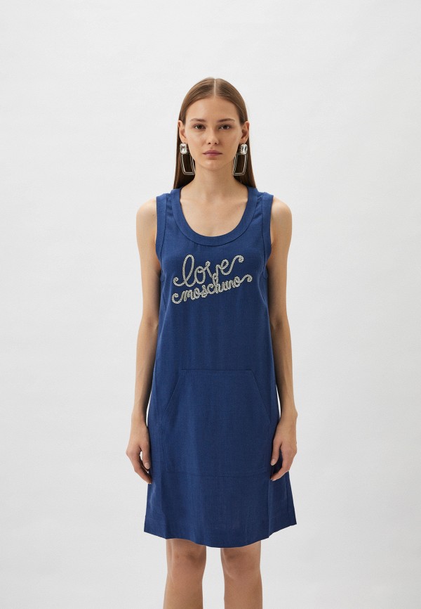 

Платье Love Moschino, Синий