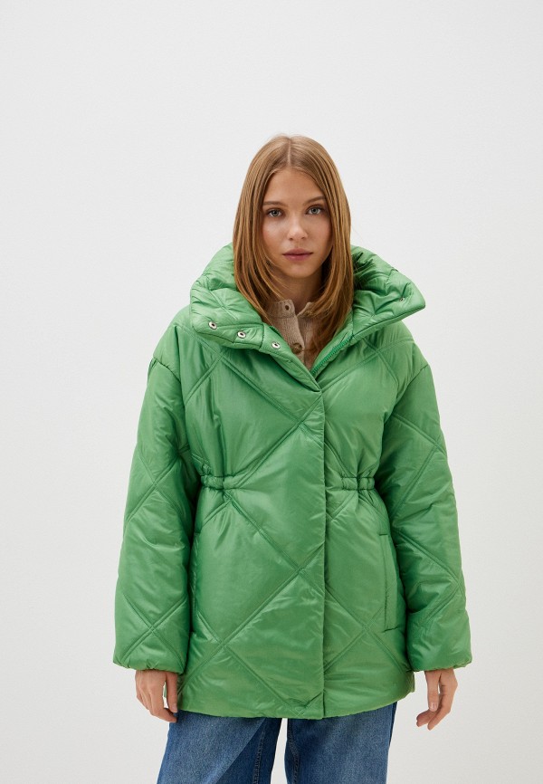 Куртка утепленная TrendyAngel зеленого цвета