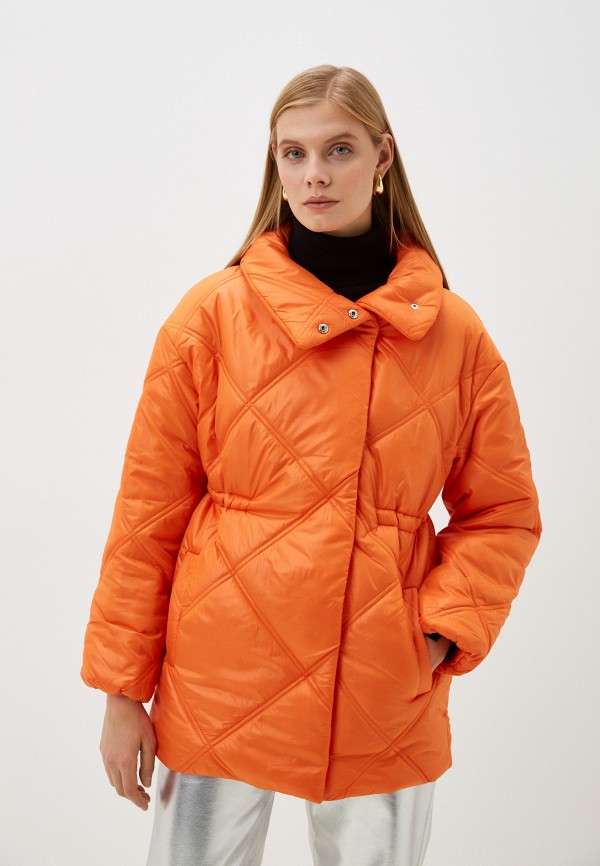 Куртка утепленная TrendyAngel оранжевого цвета