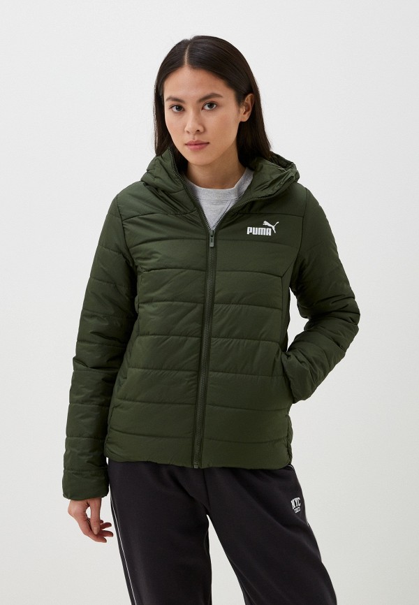

Куртка утепленная PUMA, Зеленый, ESS Hooded Padded Jacket Alpine Snow