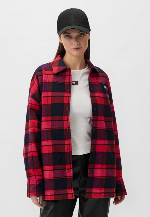 

Рубашка Tommy Jeans, Красный, Overshirt