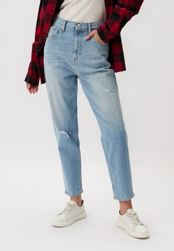 

Джинсы Tommy Jeans, Голубой, MOM JEAN