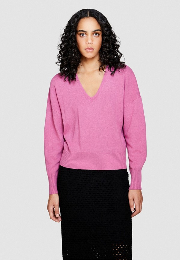 Пуловер Sisley розового цвета