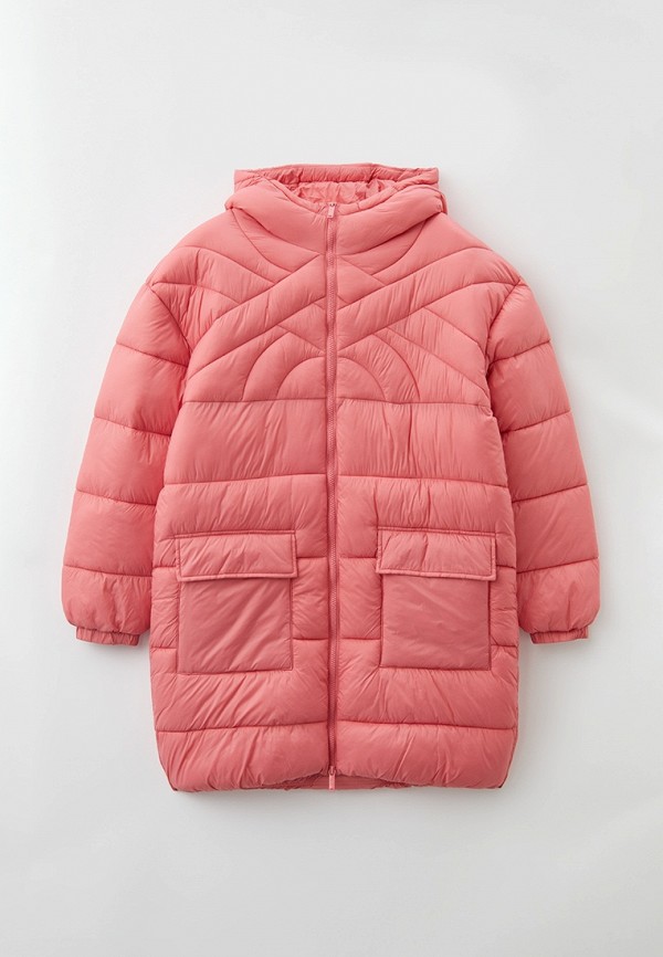 Куртка утепленная United Colors of Benetton розового цвета