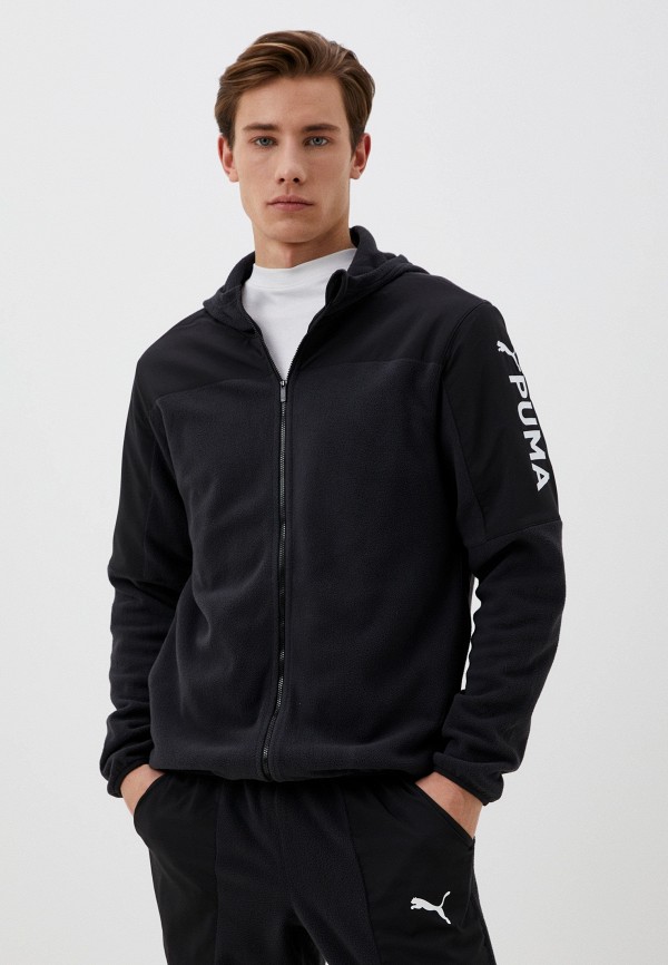 Толстовка PUMA Puma Fit Hybrid Polar Fleece/Woven Jacke