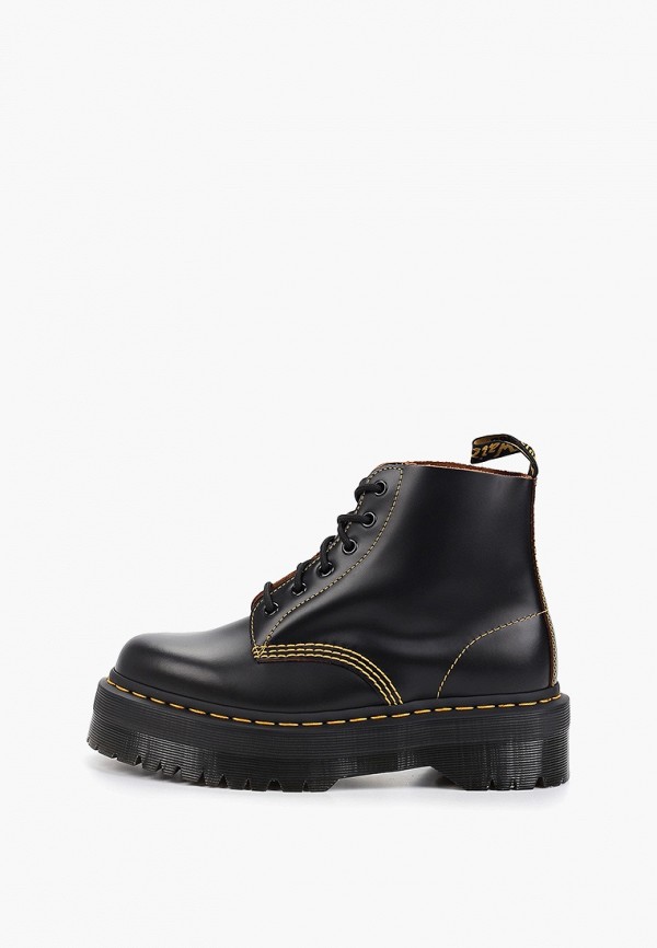 Ботинки Dr. Martens 101 Ub Quad Black Vintage Smooth dr martens 101 smooth