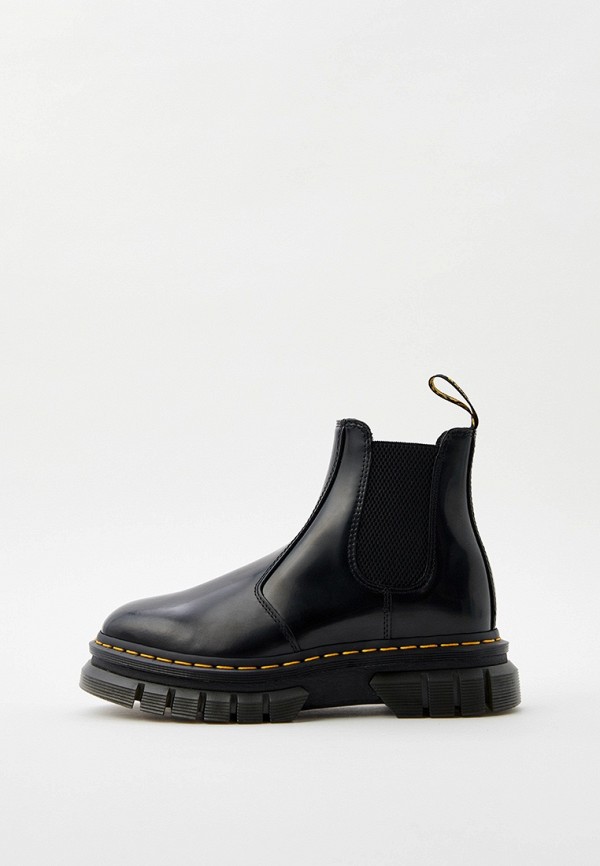 

Ботинки Dr. Martens, Черный, Rikard Chelsea Black Polished Smooth