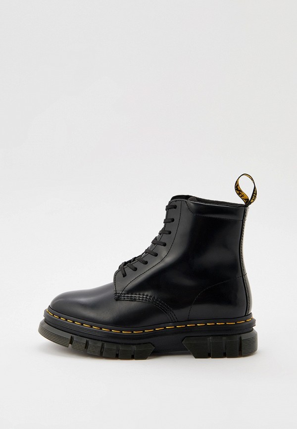 

Ботинки Dr. Martens, Черный, Rikard 8i Black Polished Smooth