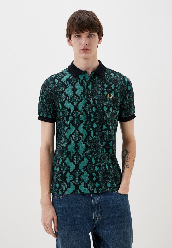 

Поло Fred Perry, Зеленый, SNAKE