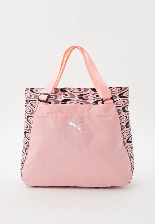 Сумка спортивная PUMA AT ESS Tote Bag Retro Glam Future Pink спортивная сумка на пояс ss01 розовый