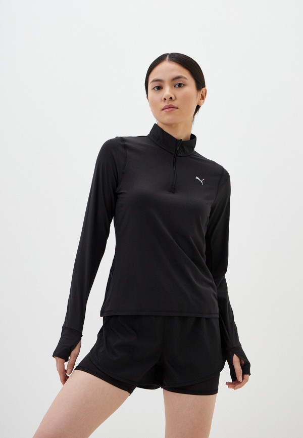 

Лонгслив спортивный PUMA, Черный, RUN FAVORITE 1/4 ZIP W PUMA Black