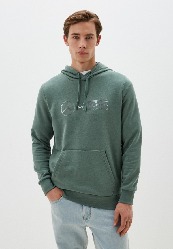 Худи PUMA MAPF1 Logo Hoodie Eucalyptus