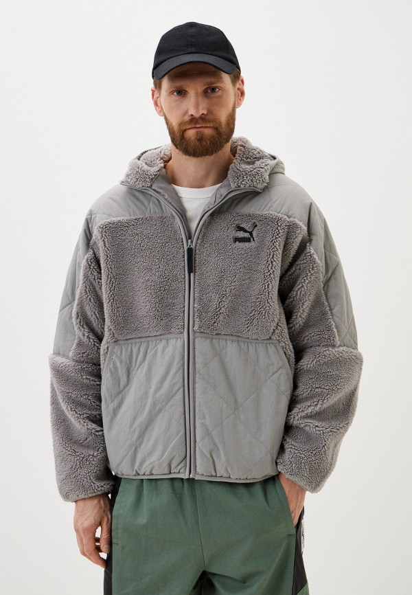 

Куртка утепленная PUMA, Серый, Classics Utility Jacket Concrete Gray