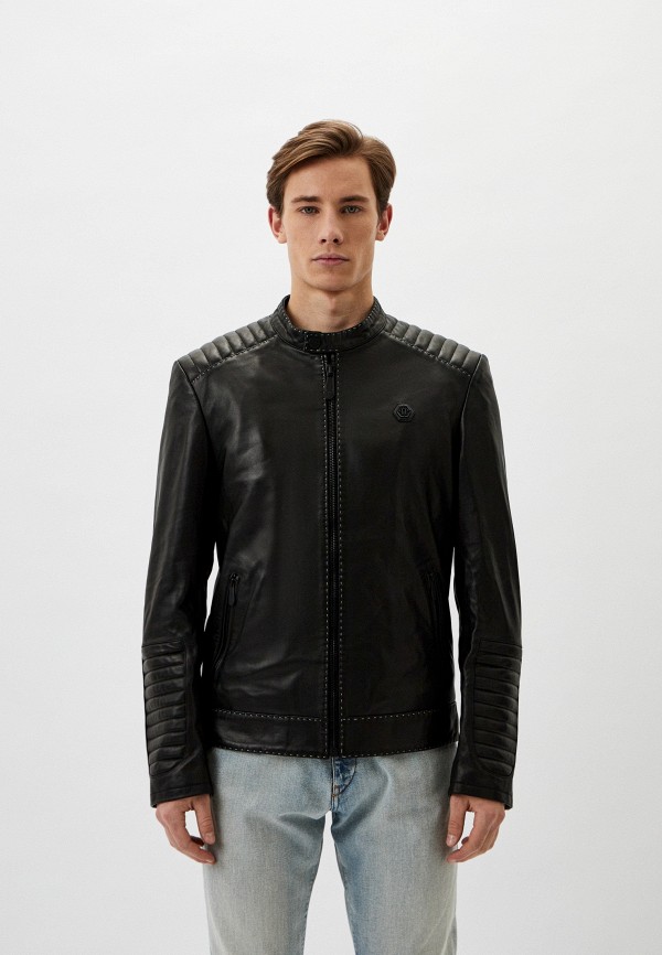 

Куртка кожаная Philipp Plein, Черный