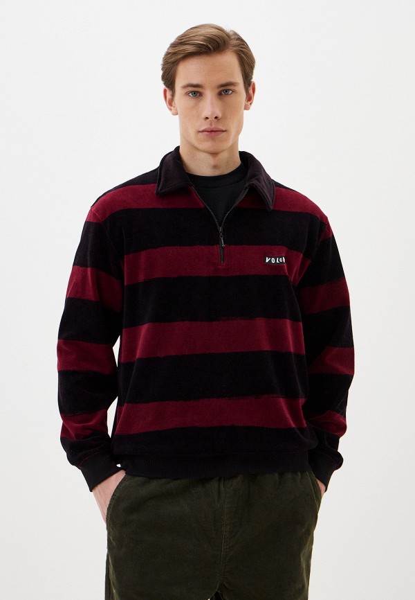 

Поло Volcom, Бордовый, Nevermine Crew