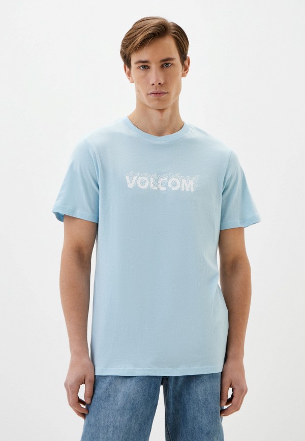 Футболка Volcom голубого цвета