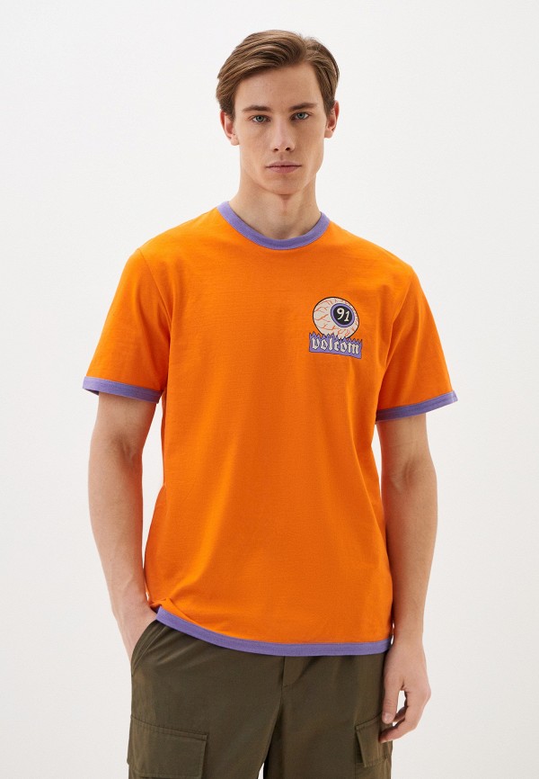 

Футболка Volcom, Оранжевый, Fa Nando Von Arb Ringer Sst