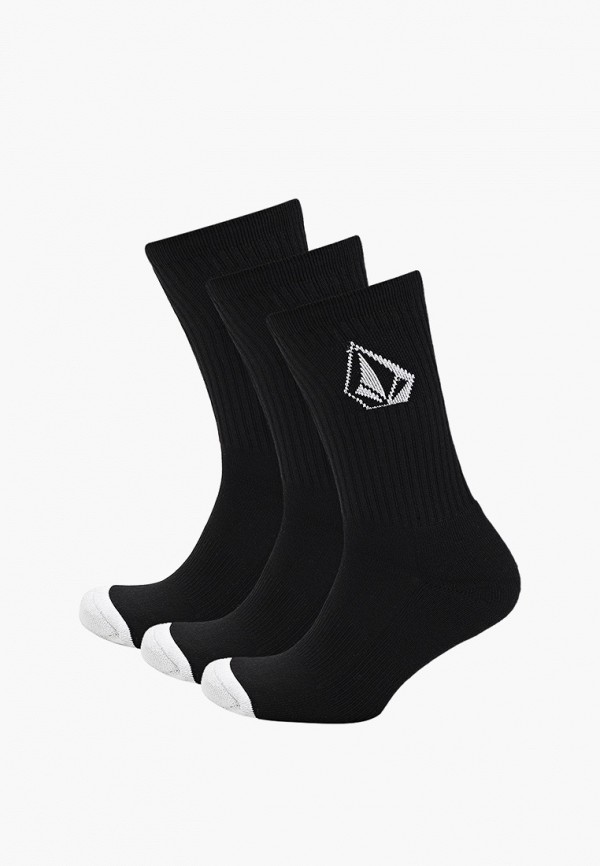

Носки 3 пары Volcom, Черный, Full Stone Sock 3Pk