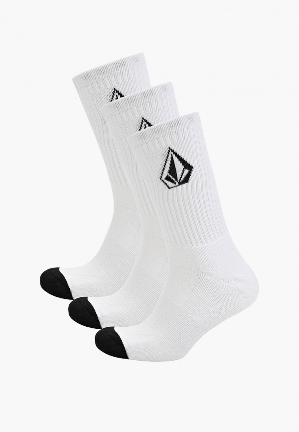 

Носки 3 пары Volcom, Белый, Full Stone Sock 3Pk