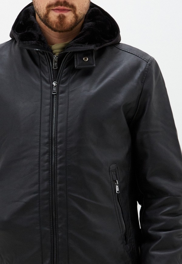 фото Куртка кожаная утепленная primo emporio