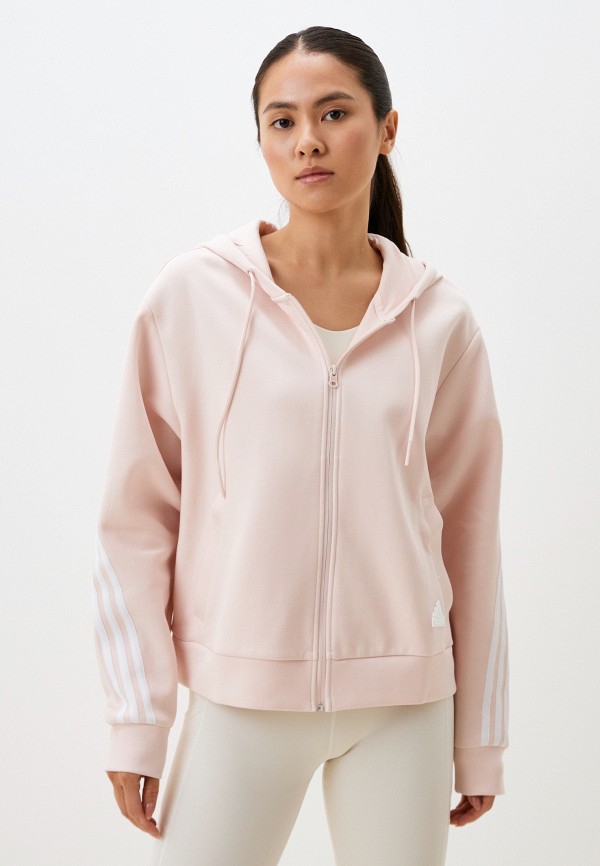

Толстовка adidas, Розовый, W FI 3S FZ