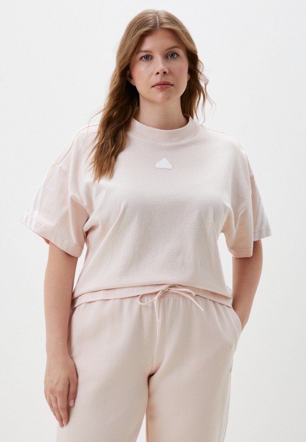 

Футболка adidas, Розовый, W FI 3S TEE