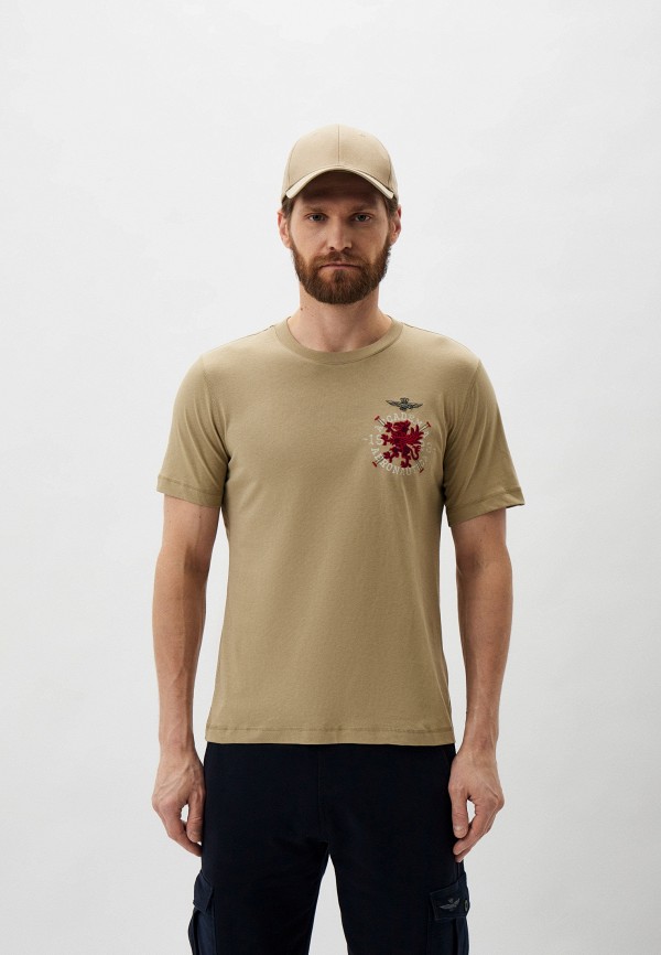 

Футболка Aeronautica Militare, Бежевый