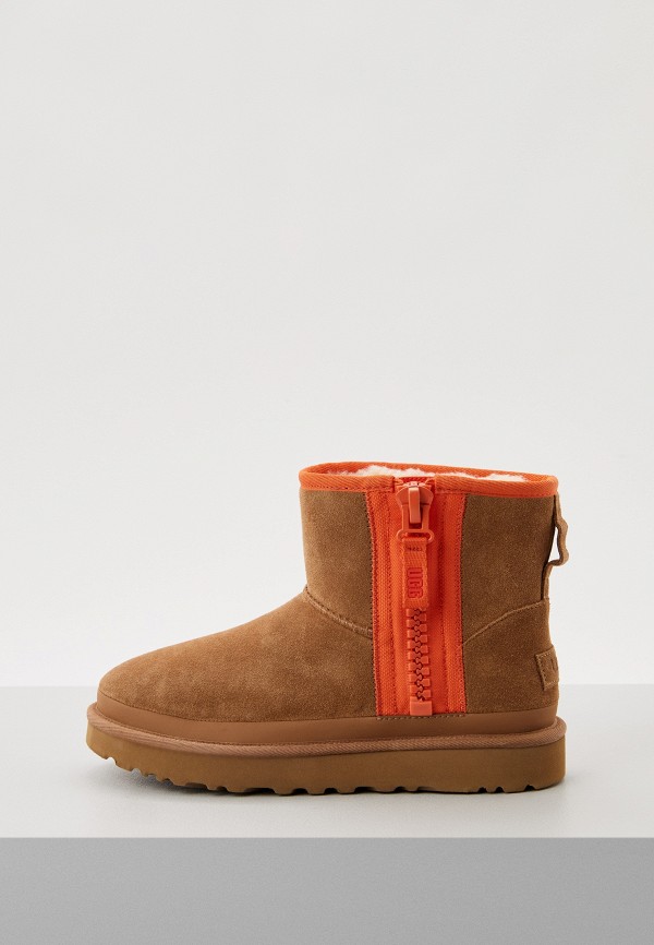 Угги UGG коричневого цвета