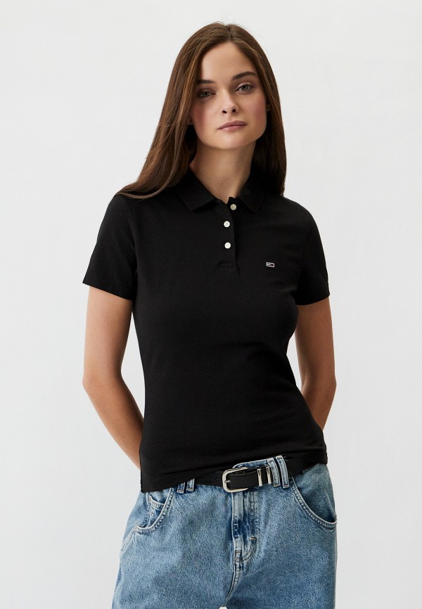 

Поло Tommy Jeans, Черный