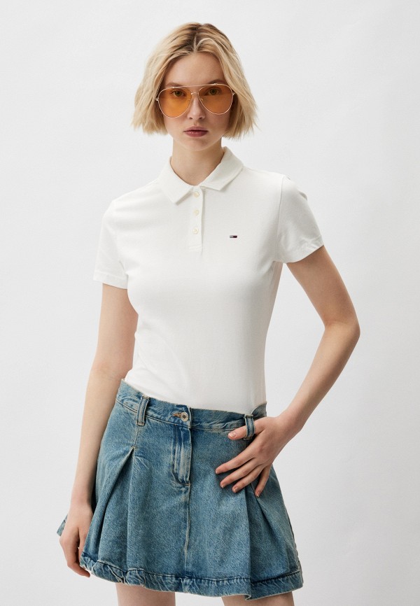 

Поло Tommy Jeans, Белый