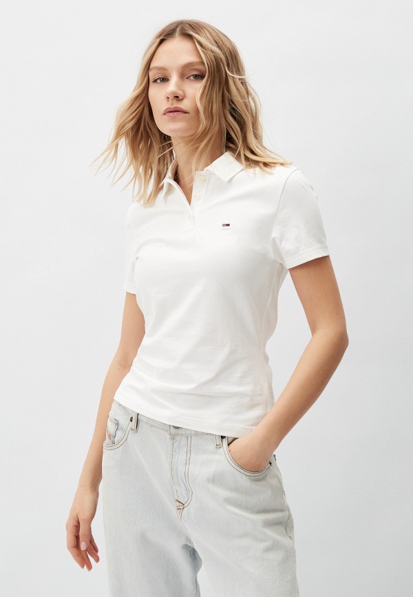 

Поло Tommy Jeans, Белый