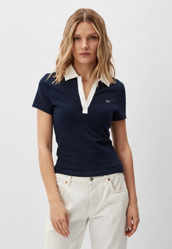 

Поло Tommy Jeans, Синий