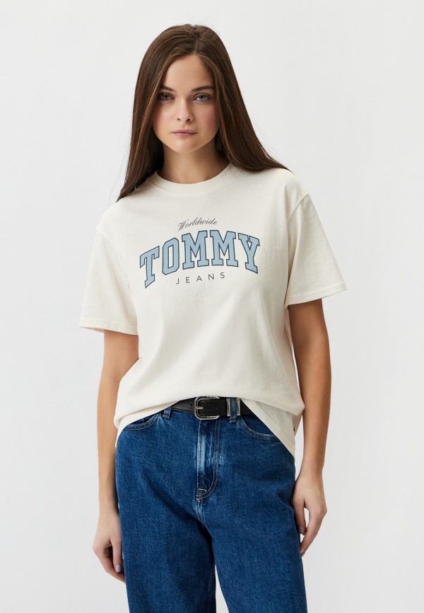 

Футболка Tommy Jeans, Бежевый