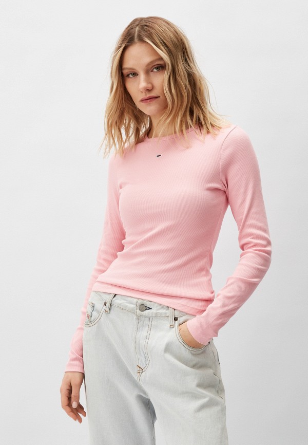 

Лонгслив Tommy Jeans, Розовый