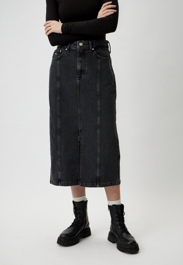 

Юбка джинсовая Tommy Jeans, Серый