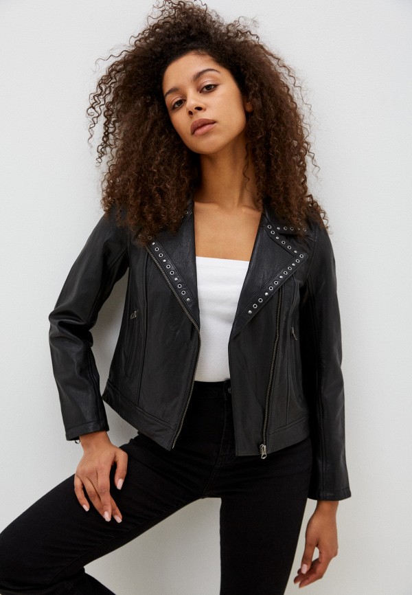 

Куртка кожаная Pepe Jeans, Черный